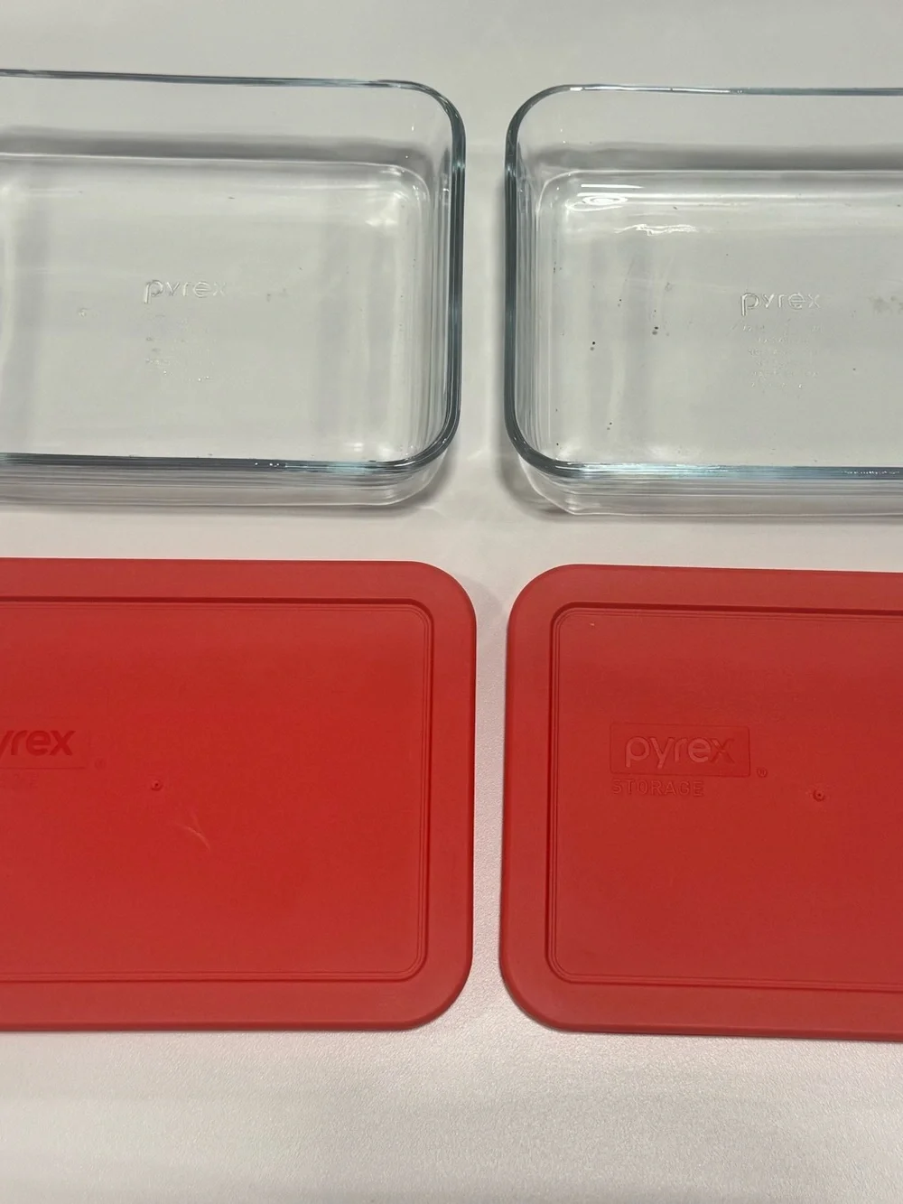 2 Ct Pyrex 7210 Glass 3 Cup 7